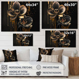 Black And Gold Orchid I