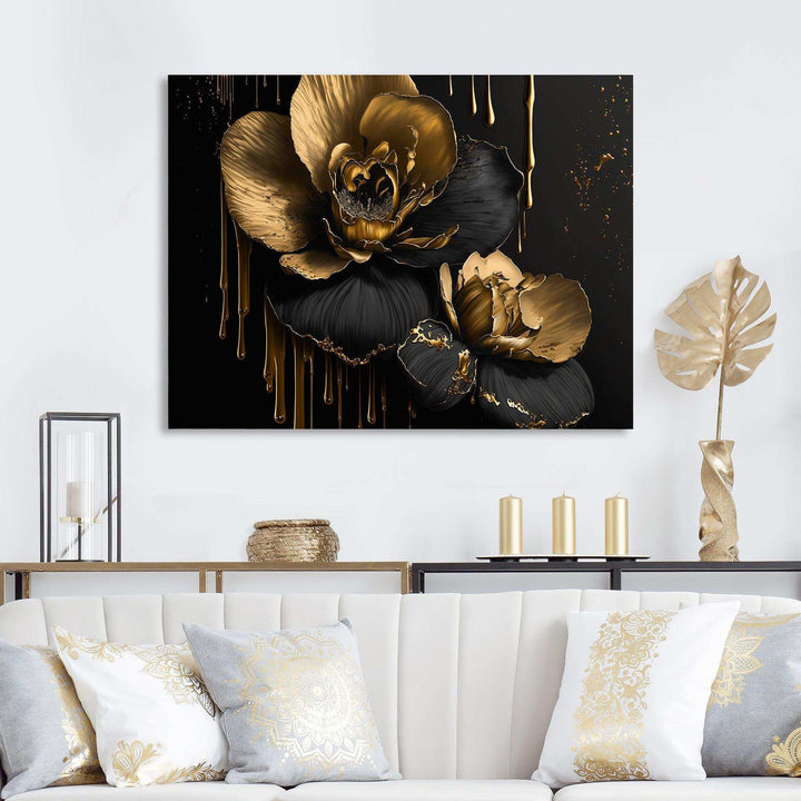 Black And Gold Orchid II