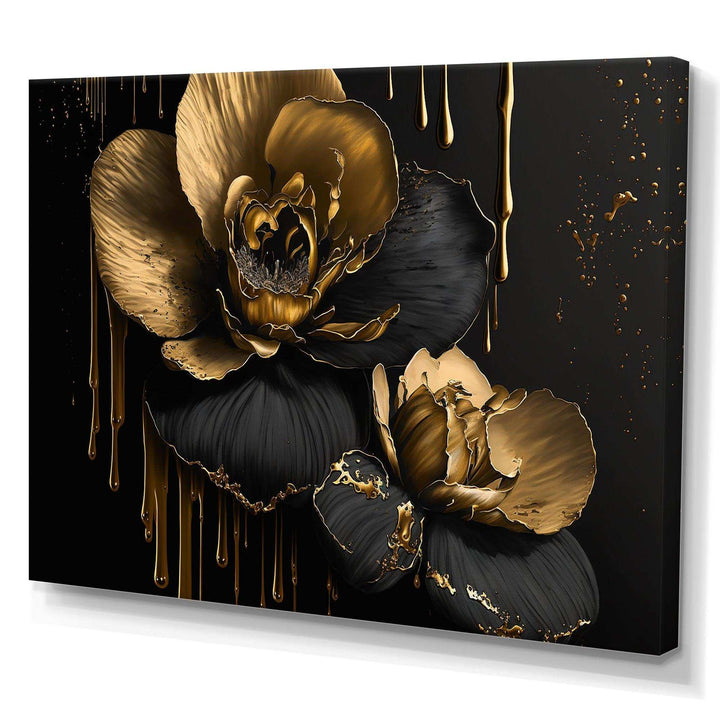 Black And Gold Orchid II