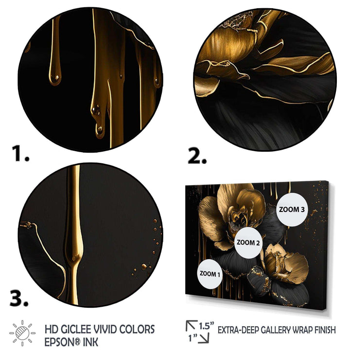Black And Gold Orchid II