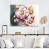 Pink And Gold Orchid Flower I