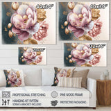 Pink And Gold Orchid Flower I