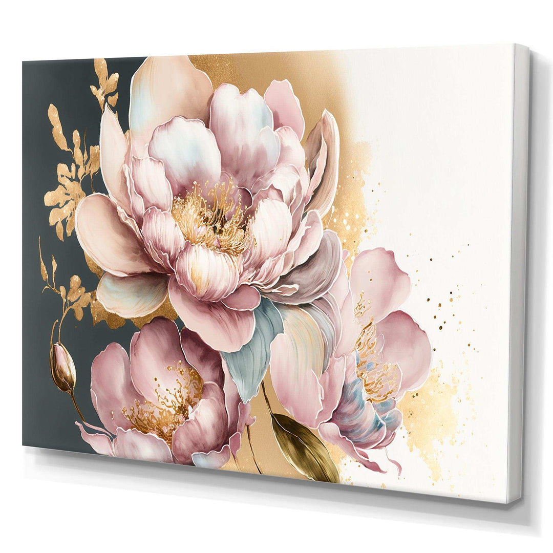 Pink And Gold Orchid Flower II