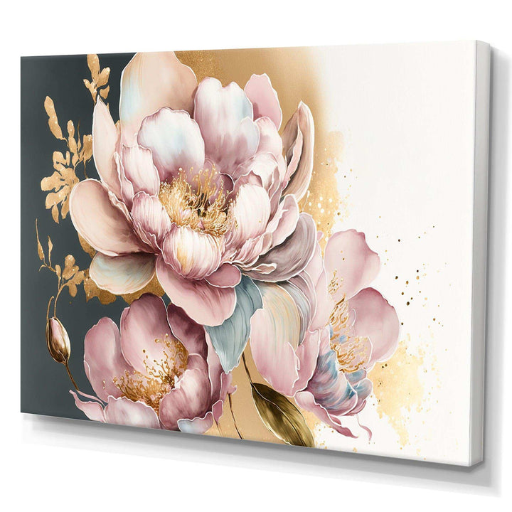 Pink And Gold Orchid Flower II