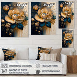 Yellow And Blue Roses I