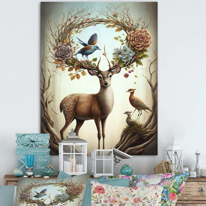 Deer With Blooming Antlers IV