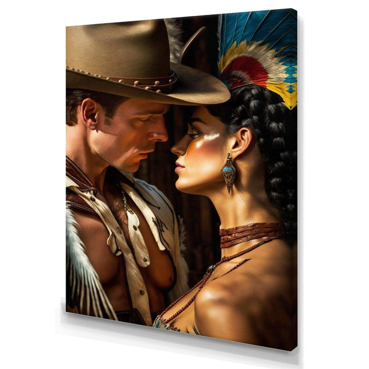 Cowboy And An Indian Woman In Love III