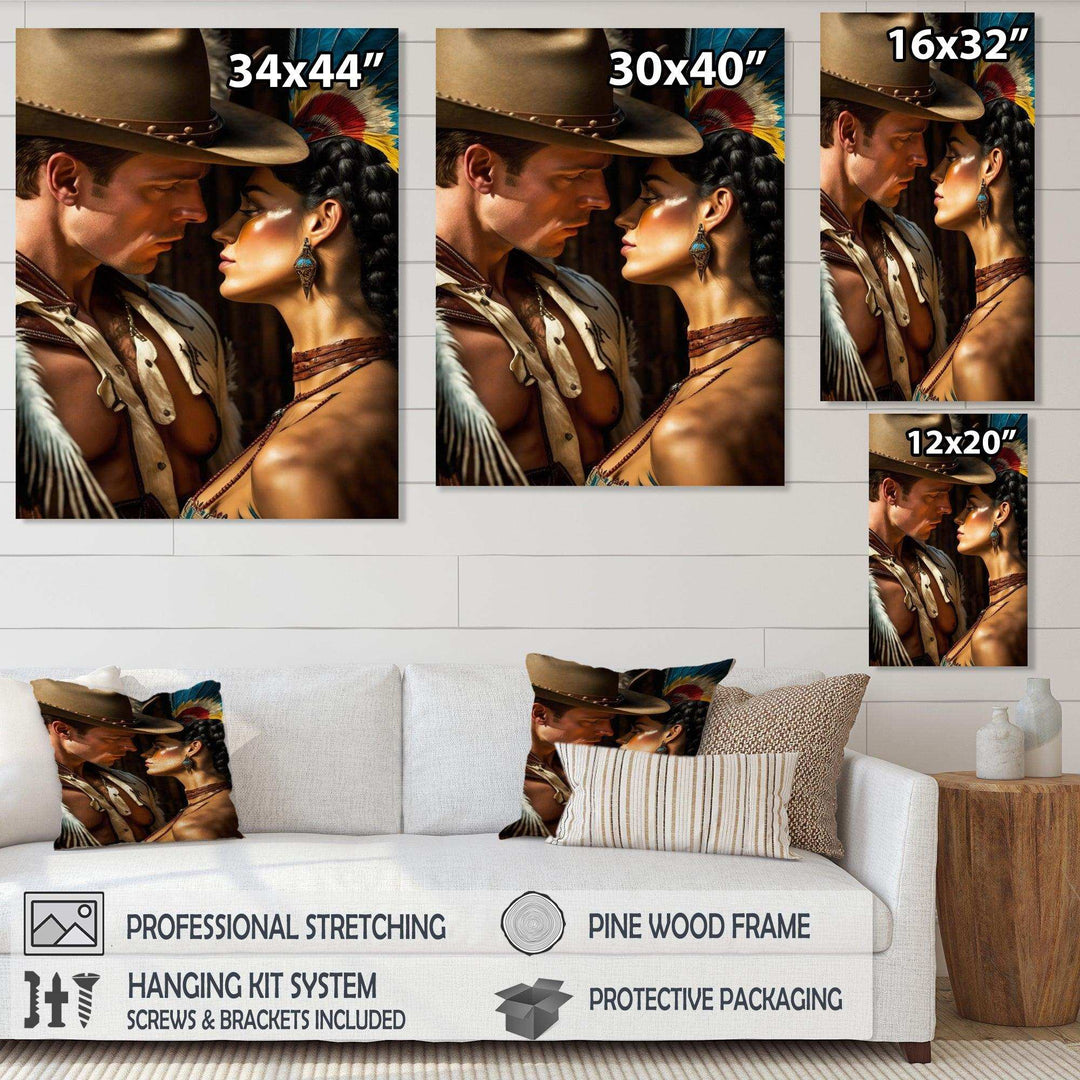 Cowboy And An Indian Woman In Love III