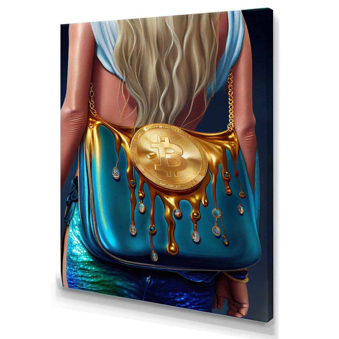 Fashion Girl Going Out Tonight With Bitcoin II