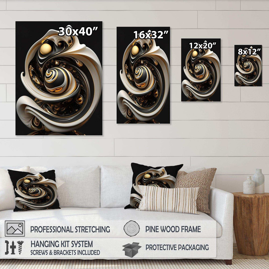 Liquid White Stained Glass V - Modern Wall Art Prints