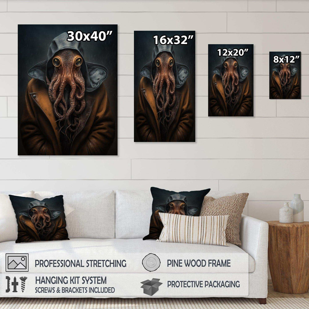 Anthropomorphic Of Octopus Portrait V