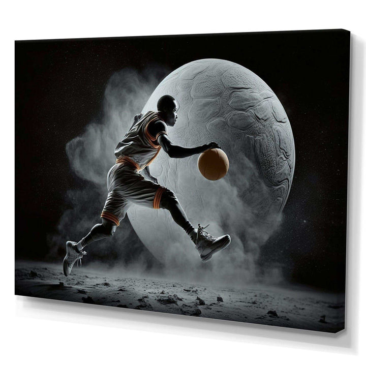 Basket Ball On The Moon