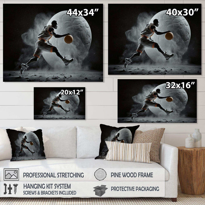 Basket Ball On The Moon
