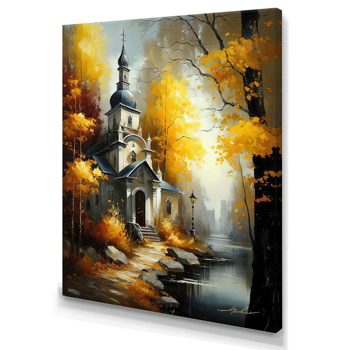 Church In Forest In Autumn IV
