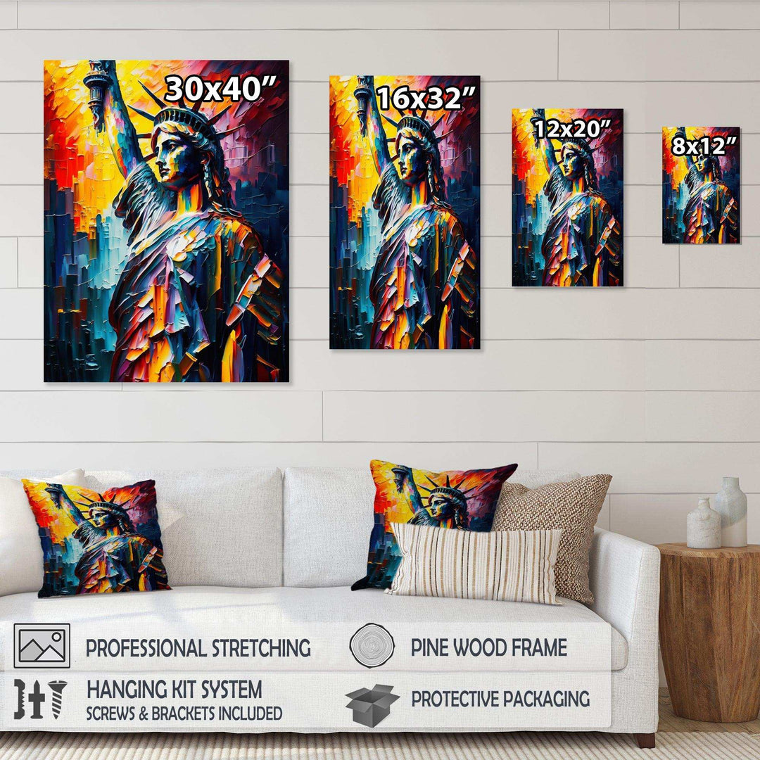 Colorful Liberty Statue II