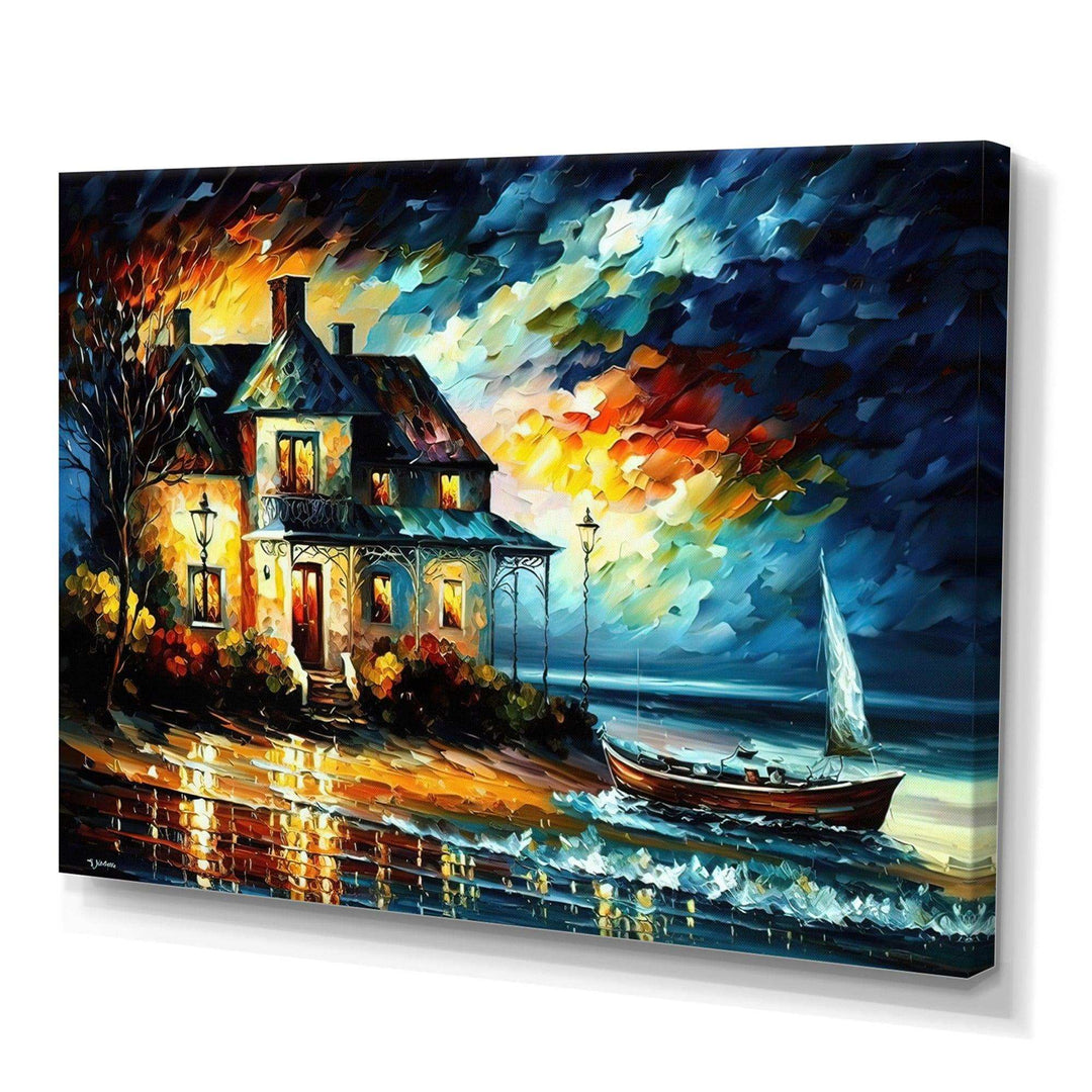 Monochome Yellow And Grey Farm I