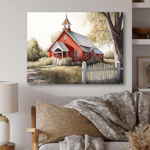 Monochome Yellow And Grey Farm V