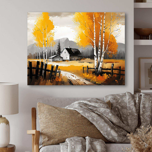 Small Cottage In Autumn I