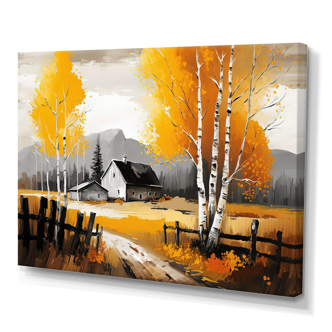 Small Cottage In Autumn I