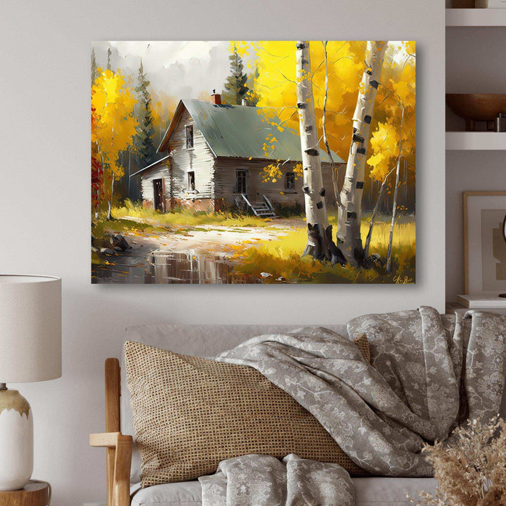 Small Cottage In Autumn II