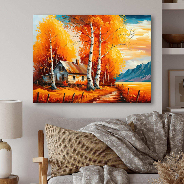 Small Cottage In Autumn III