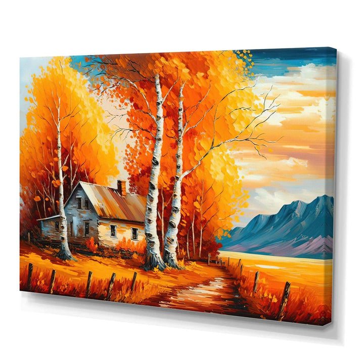 Small Cottage In Autumn III