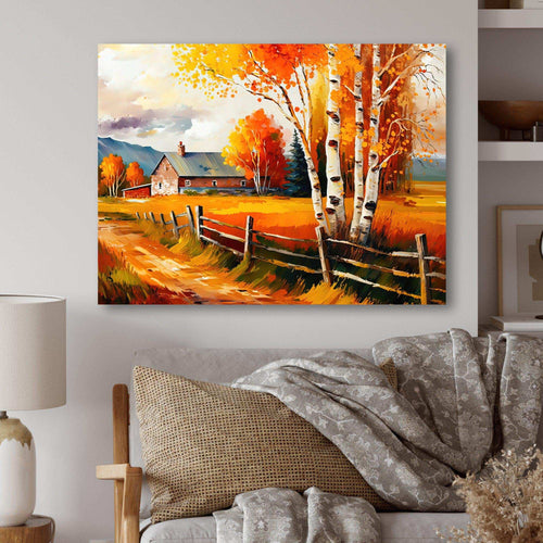 Small Cottage In Autumn IV