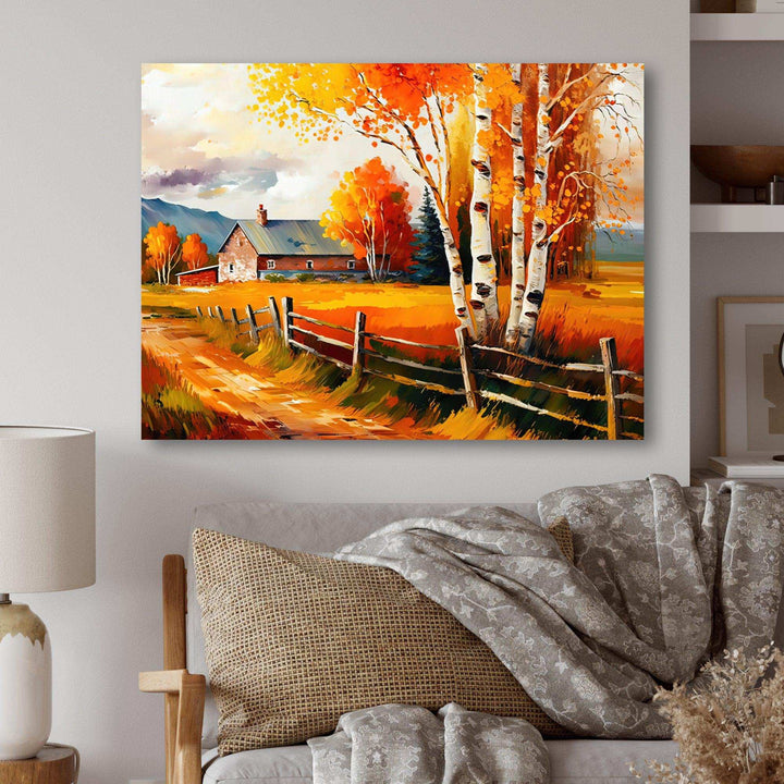Small Cottage In Autumn IV
