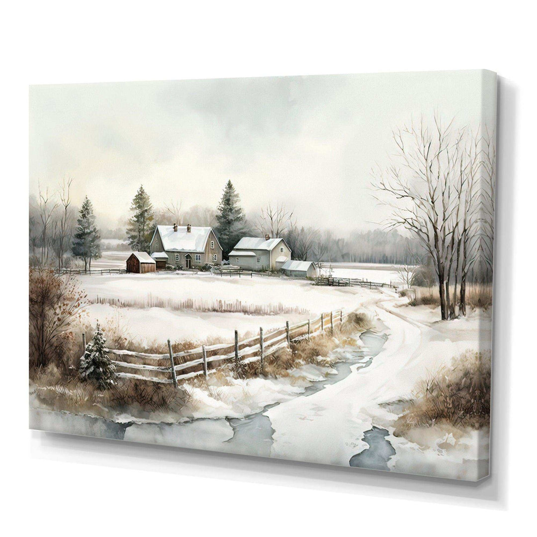 Missouri Farm In Winter