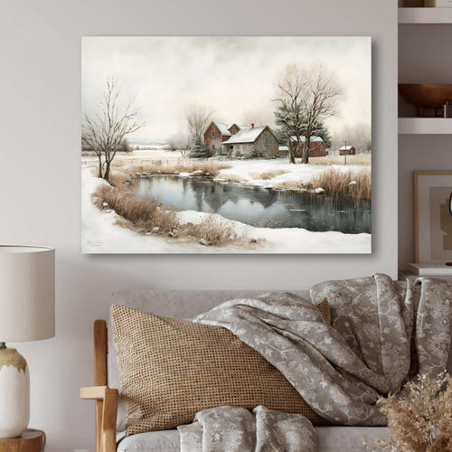 Arkansas Farm In Winter