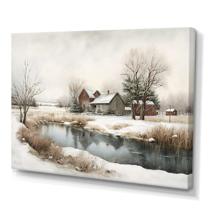 Arkansas Farm In Winter
