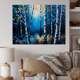 Blue Birch Forest II