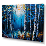 Blue Birch Forest II