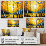 Golden Birch Woods I