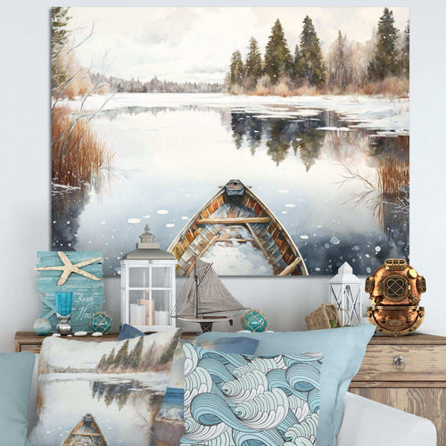Winter Canoe Scenery II