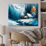 Cabin In The Woods In Winter I