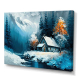 Cabin In The Woods In Winter I