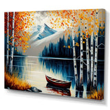 Canoe On A Lake In Fall I