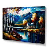 Lake House Scenery In Fall I