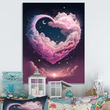 Cotton Candy Cloud Heart II