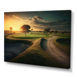 Golf Course At Sunset I