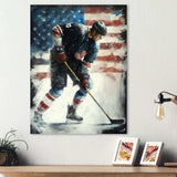 Hockey Player On Ice I