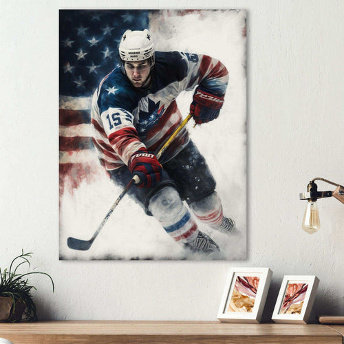 Hockey Player On Ice II