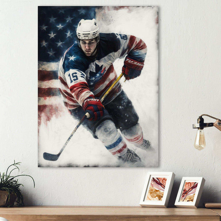 Hockey Player On Ice II