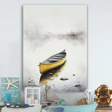 Yellow Canoe On The Lake I