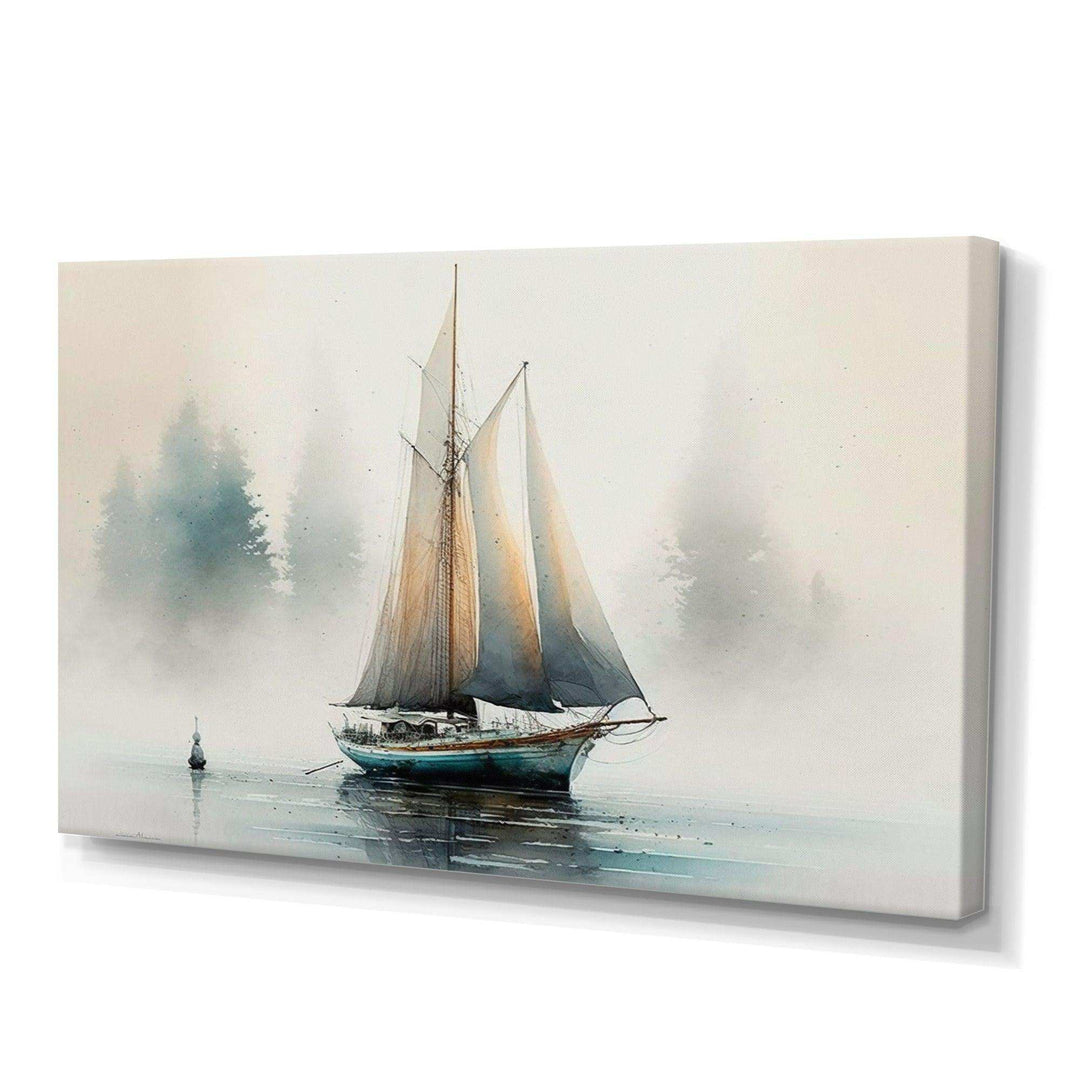 Sailboat Anchored