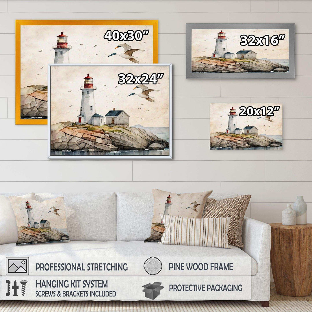 Lighthouse By The Ocean II