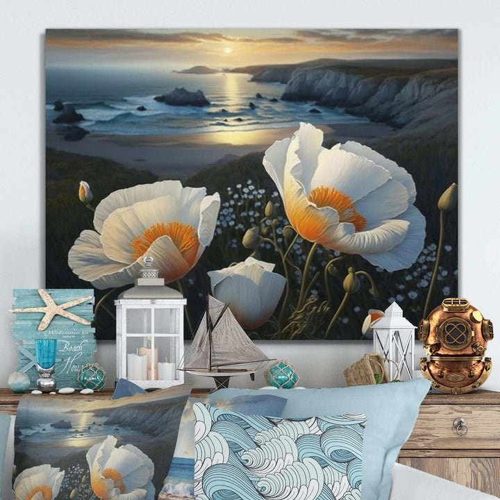 White Flowers By The Coast III