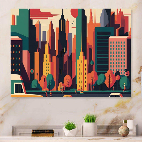 Colorful Cityscape I