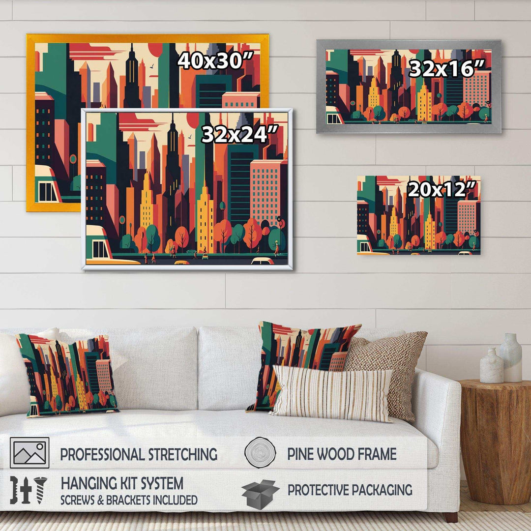 Colorful Cityscape I